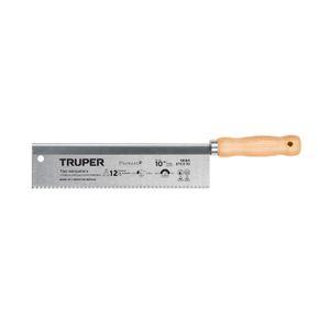 Serrucho de 10" para ebanista de 12 DPP. - TRUPER