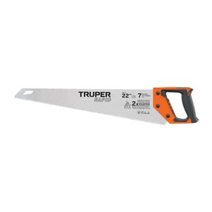 Serrucho Rapid 22" de 7 DPP con mango Comfort Grip TPR. - TRUPER