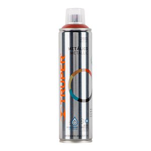 Pintura Spray color METÁLICO COBRE de 400ml, secado rápido, libre de plomo. - TRUPER