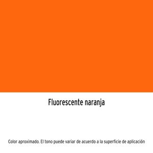 Pintura Spray color FLUORESCENTE NARANJA de 400ml, secado rápido, libre de plomo. - TRUPER