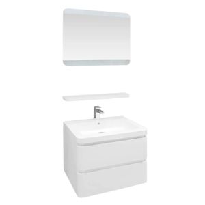 Mueble Lav. Blanco 2Cajon/Espejo 3Pz 65Cm - WRT