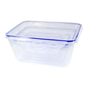 KIT de 4 contenedores de plástico con tapa de 250, 520, 1100, 2000 ml. - K HOME