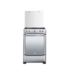 Cocina a Gas de 24" MILÁN ZAFIRO croma de 4 quemadores con horno y grill. - INDURAMA