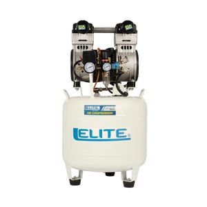 Compresor de aire de 2.5 HP de 110V a 125 PSI - 9.0 CFM de 42 lts para consultorios médicos. - ELITE