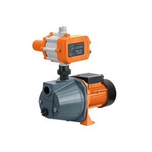 Bomba presurizadora tipo JET de aluminio con cabezal de hierro de 1/2 HP + control automático. - TRUPER