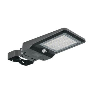 Luminaria de alumbrado público con luz LED blanca de 800 lm de 8W con panel solar. - VOLTECK