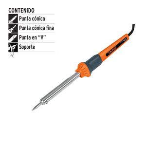 Cautín eléctrico de 45W tipo lápiz para trabajo medio. - TRUPER