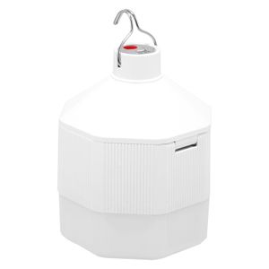 Foco LED de emergencia recargable con 120W de potencia y baterías removibles de 3600 mAh. - K HOME
