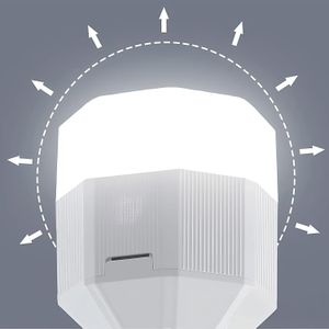 Foco LED de emergencia recargable con 120W de potencia y baterías removibles de 3600 mAh. - K HOME