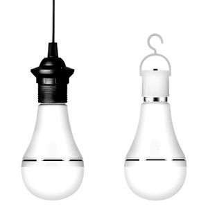 Foco LED de emergencia de 12W de potencia con base E27 estándar y batería de 1800 mAh. - BLITZ