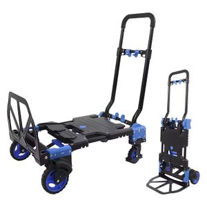 Coche de carga convertible para varios y usos con estructura de aluminio y capacidad de carga de 68 y 123 kg. - K PRO