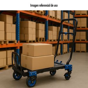 Coche de carga convertible para varios y usos con estructura de aluminio y capacidad de carga de 68 y 123 kg. - K PRO