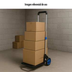 Coche de carga plegable de aluminio con capacidad de carga de hasta 60 kg. - K PRO