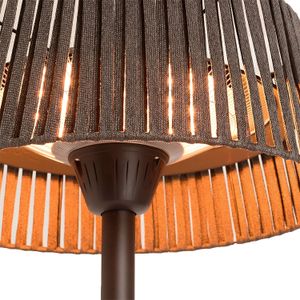 Calefactor de mesa de 1500W con pantalla para uso interiores y exteriores. - K HOME