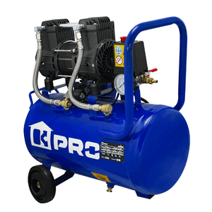 Compresor vertical libre de aceite de 1,5HP con capacidad de 24 litros. - K PRO
