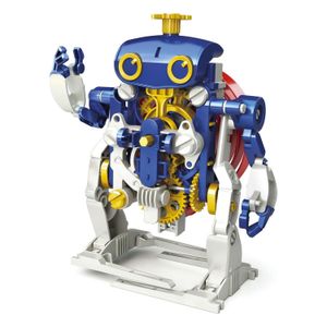 Robot con mecanismo de resorte K-735 3 en 1 para armar: Robot, Temporizador y Carro. - STEREN