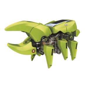Robot Solar K-455 4 en 1 para armar: Dinosaurio T-Rex, Robot, Insecto y Excavadora de taladro. - STEREN