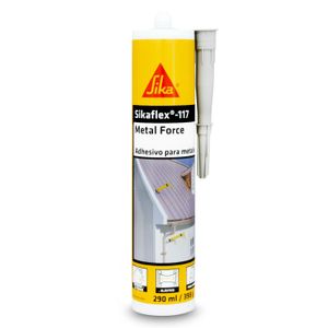 Adhesivo para metales 117 formulado para metales en general en ambientes interiores y exteriores. Resiste +80º C. - SIKA