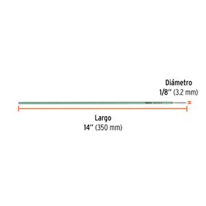 Electrodo 6013 de 1/8" (3.2 mm) de diámetro x 14" (350 mm) de largo; Presentación x 1 kg. - TRUPER