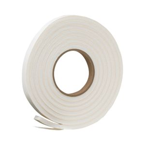 Cinta selladora de esponja blanca adhesiva de 3 metros x 1" de ancho x 5/16" de espesor. - FROST KING