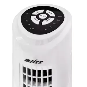 Ventilador oscilante tipo torre, Acabado blanco. 45 W - BLITZ