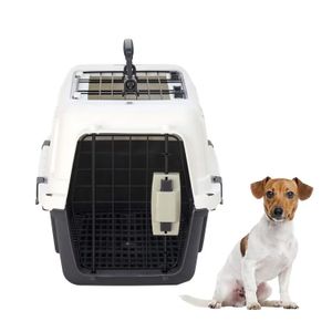 Transportador de mascotas plástico PEQUEÑO de 59 x 37 x 41 cm. - K HOME