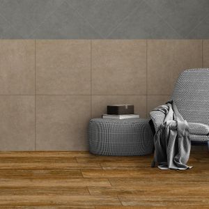Porcelanato TERRAZO BEIGE V2 rectificado de 60 x 60 cm Caja 1.80 m2. - ECUACERAMICA