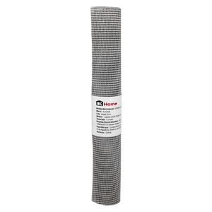 Tapete antideslizante multiusos color gris claro de 60 x 200 cm tipo malla hecho a base de PVC. - K HOME