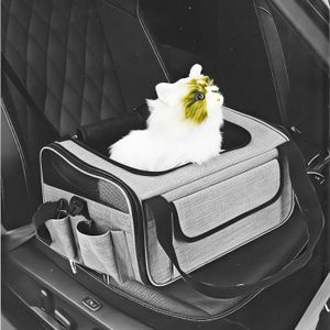 Portamascota y asiento de auto para mascotas, con diseño "Deluxe". - PET FIELD