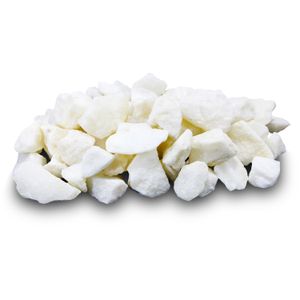 Piedra decorativa blanca sin pulido, formas diversas y no deformables. - HOME & STYLING