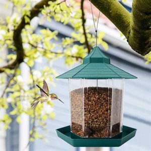Comedero para PÁJAROS tipo CASA de 19 cm x 22 cm. - PRO GARDEN