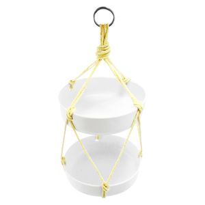 Comedero y bebedero 2 en 1 para pájaros, colgable para uso en exterior. - KOLE IMPORTS