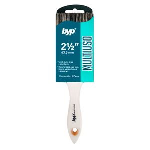 Brocha multiusos de 2-1/2" con mango de madera para uso PROFESIONAL. - BYP