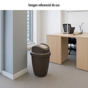 Tacho vaivén AURA color café camel de 10 lts de capacidad interna. - CASA PICA