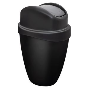 Tacho vaivén AURA color negro de 10 lts de capacidad interna. - CASA PICA