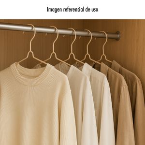 Armador para ropa metálico recubierto de plástico; Pack x 10 unidades. - WONDER HOUSE