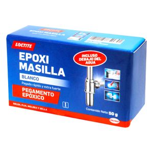 Masilla epóxica color BLANCO de secado rápido y extra fuerte 50 gr. - LOCTITE