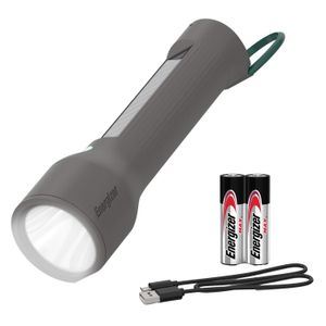 Linterna HIBRIDA de mano con batería recargable + panel solar con potencia 600 lm. - ENERGIZER