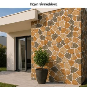 Porcelanato texturizado GRECO MULTICOLOR V4 de 45 x 45 cm Caja 2.23 m2. - GRAIMAN
