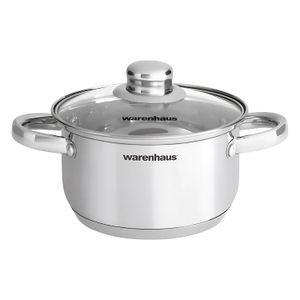 Olla sopera ATLANTIS de acero inoxidable de 3,2 lts para cocina de inducción. - WARENHAUS
