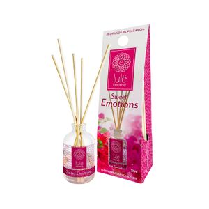 Ambiental fragancia SWEET EMOTIONS con difusores de aroma de bambú 30 ml. - LULE AROME