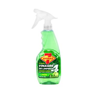 Vinagre de limpieza con aroma de LIMÓN de 490 ml para baños, cocinas, pisos y superficies. - 7 AYUDAS