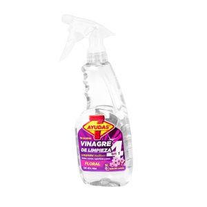 Vinagre de limpieza con aroma FLORAL de 490 ml para baños, cocinas, pisos y superficies. - 7 AYUDAS