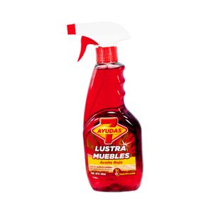 Lustra muebles en ACEITE color rojo de 490 ml para MADERA. - 7 AYUDAS