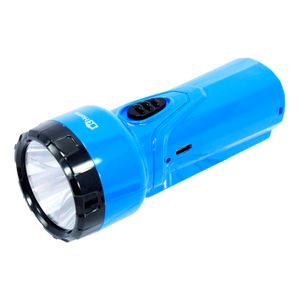 Linterna LED solar de 1W con cuerpo de plástico azul - K HOME