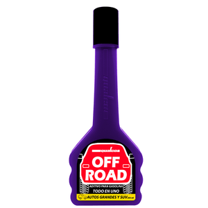 Aditivo para gasolina OFF ROAD Aditivo todo en uno para gasolina en autos pesados. 250 mL - QUALCO