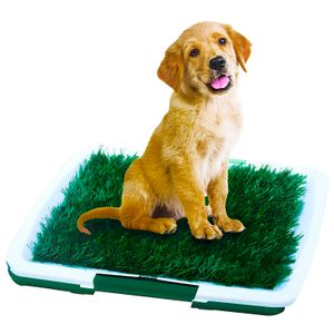 Almohadilla sanitaria canina de 46 x 34 cm con cesped sintético. - K PRO