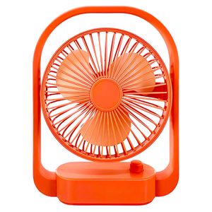 Mini ventilador recargable con marco giratorio de 17,5 x 5 cm para uso en escritorio. - MAY'S