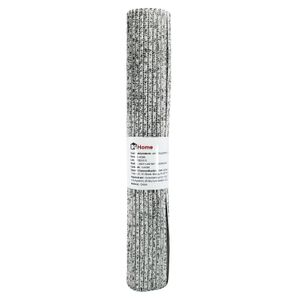 Tapete antideslizante multiusos blanco con gris jaspeado de 65 x 200 cm. - K HOME