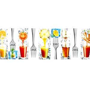 Listelo TENEDOR de 20 x 60 cm de multicolores neutros. - PASSARELLA